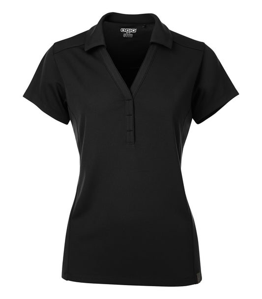 OGIO FRAMEWORK LADIES' POLO (LOG125) - Blacktop