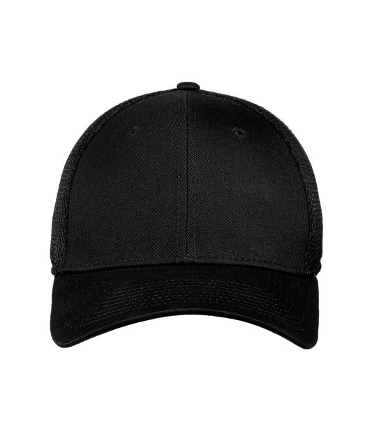NEW ERA® 39THIRTY® STRETCH MESH CAP - Black/Black