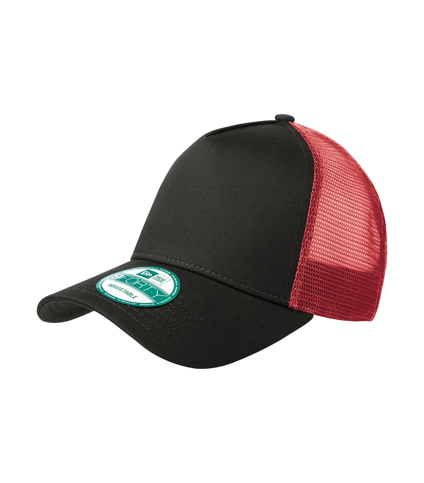 New Era SNAPBACK TRUCKER CAP Flag Colours - (NE205) - Blackred