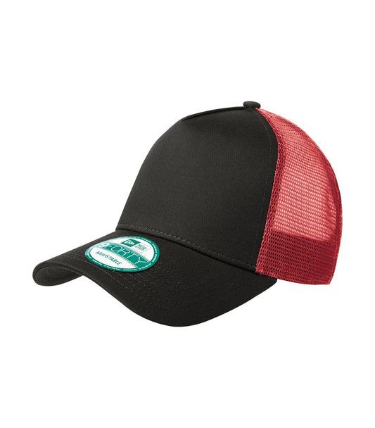 New Era SNAPBACK TRUCKER CAP Flag Colours - (NE205) - Blackred