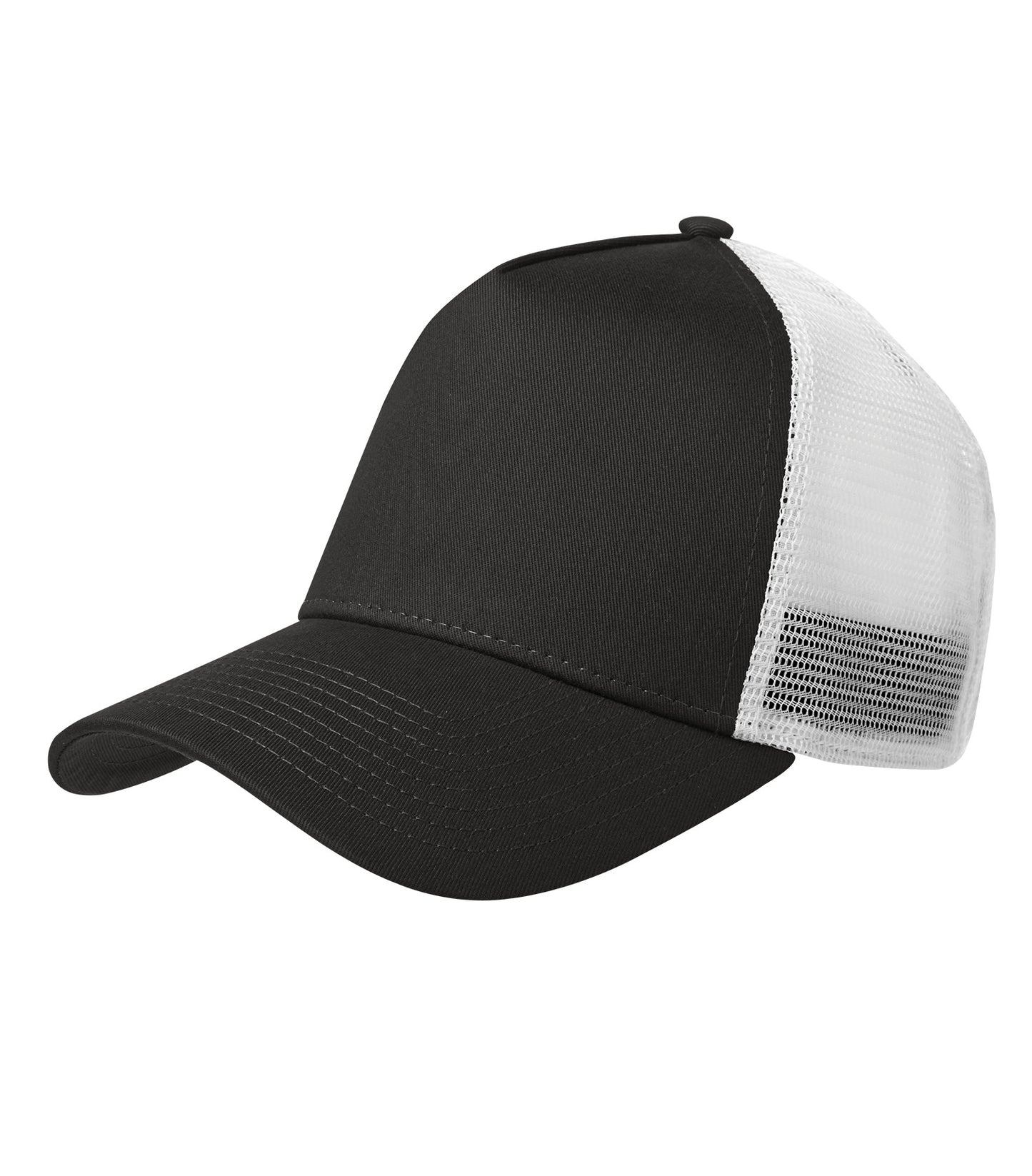 New Era SNAPBACK TRUCKER CAP Flag Colours - (NE205) - Blackwhite Nosticker