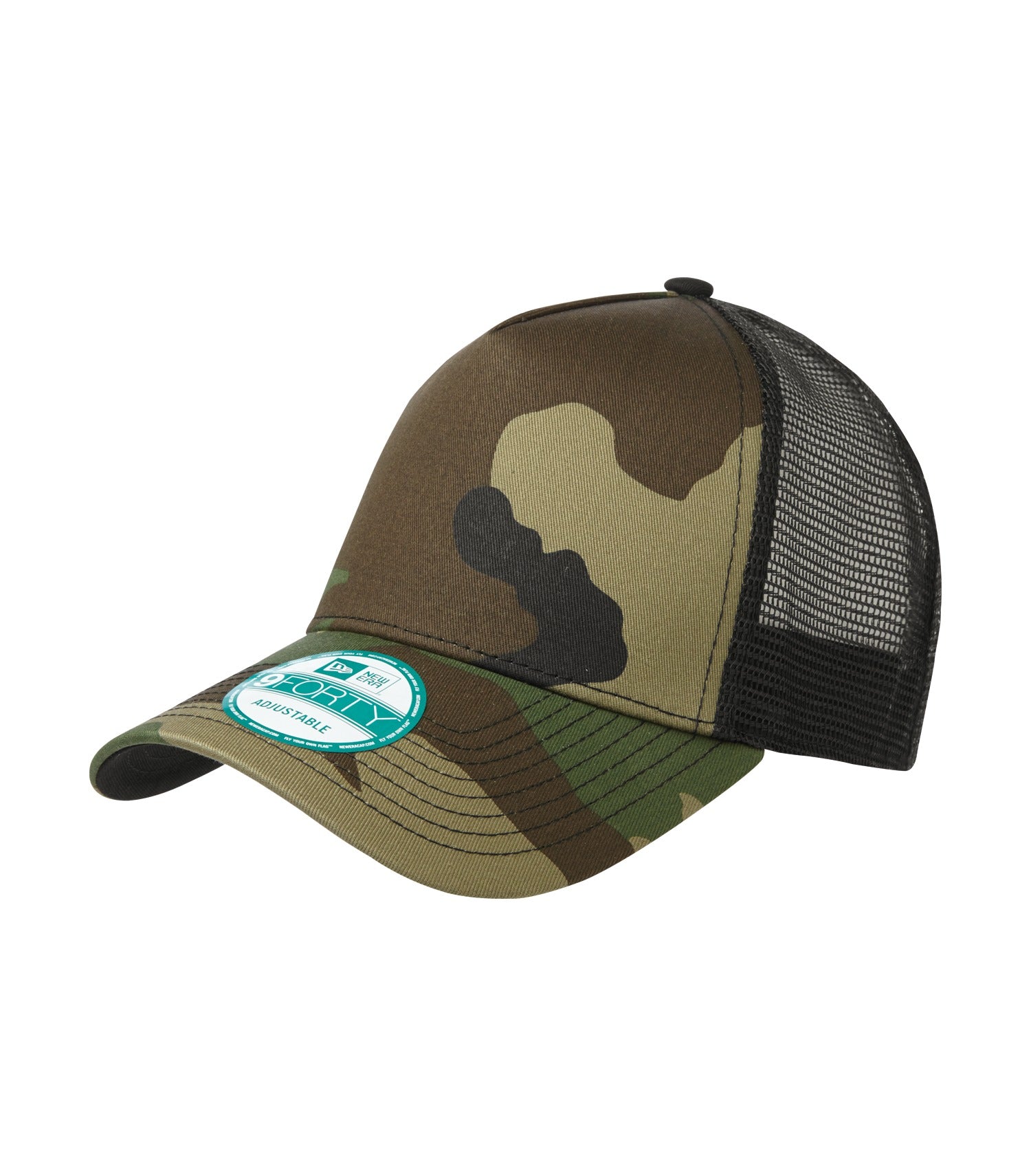 New Era SNAPBACK TRUCKER CAP Flag Colours - (NE205) - Camoblack