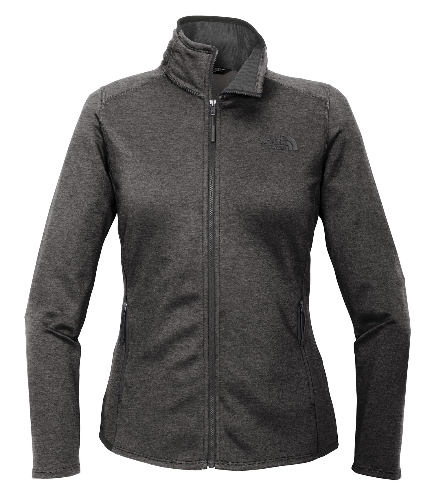 The North Face SKYLINE FULL ZIP FLEECE LADIES' JACKET (NF0A7V62) - Grey Heather