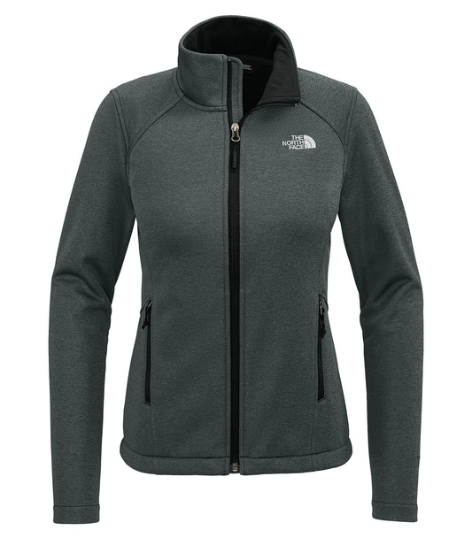 THE NORTH FACE® RIDGEWALL SOFT SHELL LADIES’ JACKET FL - Dark Grey Heather