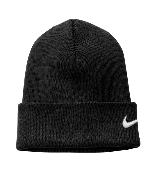 Nike TEAM CUFFED BEANIE (NKFB6539) - Flat Front Black