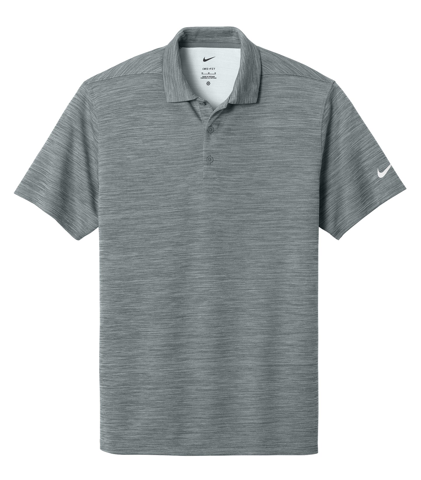 Nike Dri-FIT STRIATED POLO (NKFQ4792) - Flat Front Cool Grey