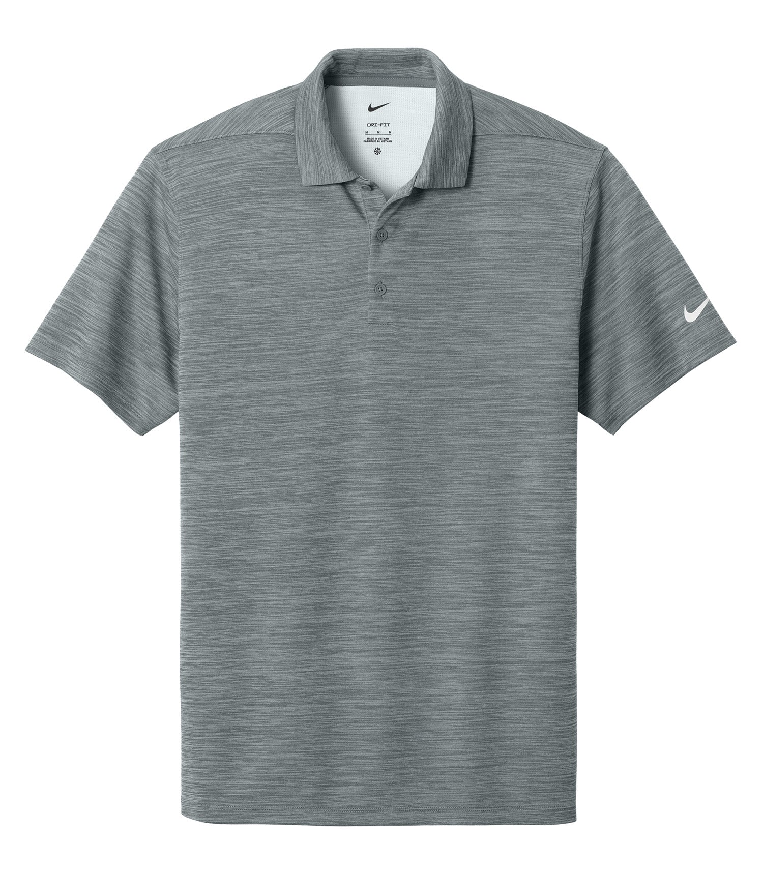 Nike Dri-FIT STRIATED POLO (NKFQ4792) - Flat Front Cool Grey