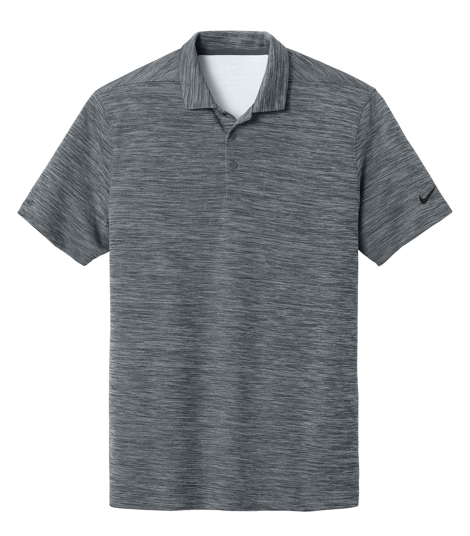 Nike Dri-FIT STRIATED POLO (NKFQ4792) - Flat Front Dark Grey