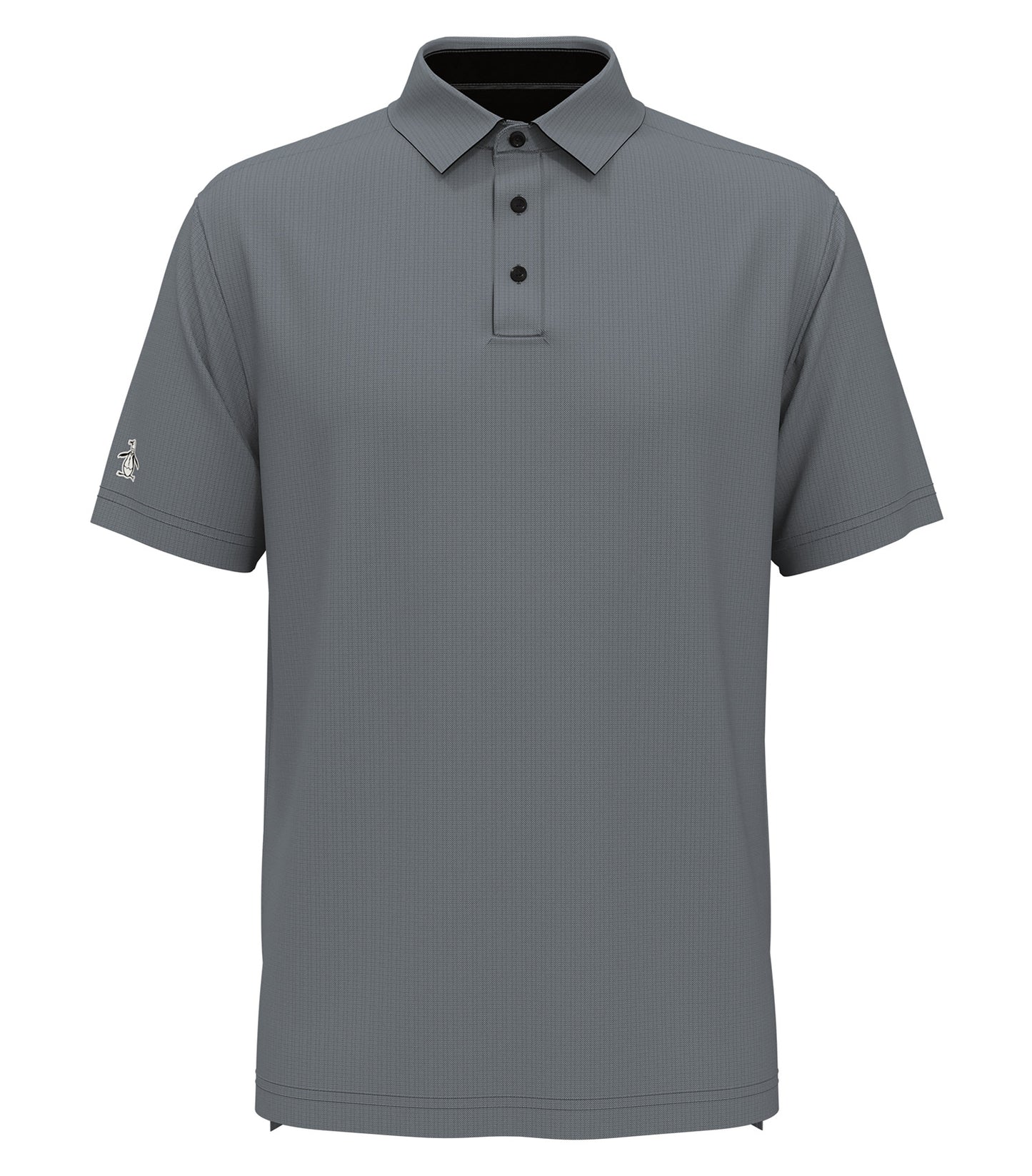 Original Penguin OXFORD POLO (OGKBA001) - Caviar Grey