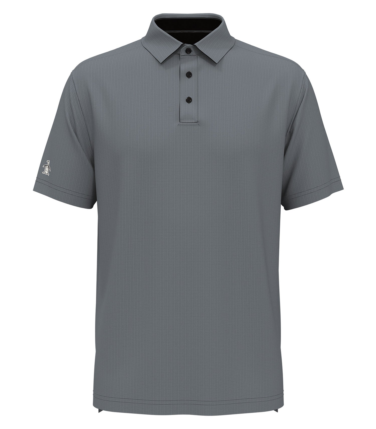 Original Penguin OXFORD POLO (OGKBA001) - Caviar Grey