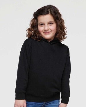 Rabbit Skins Toddler Pullover Fleece Hoodie - Black
