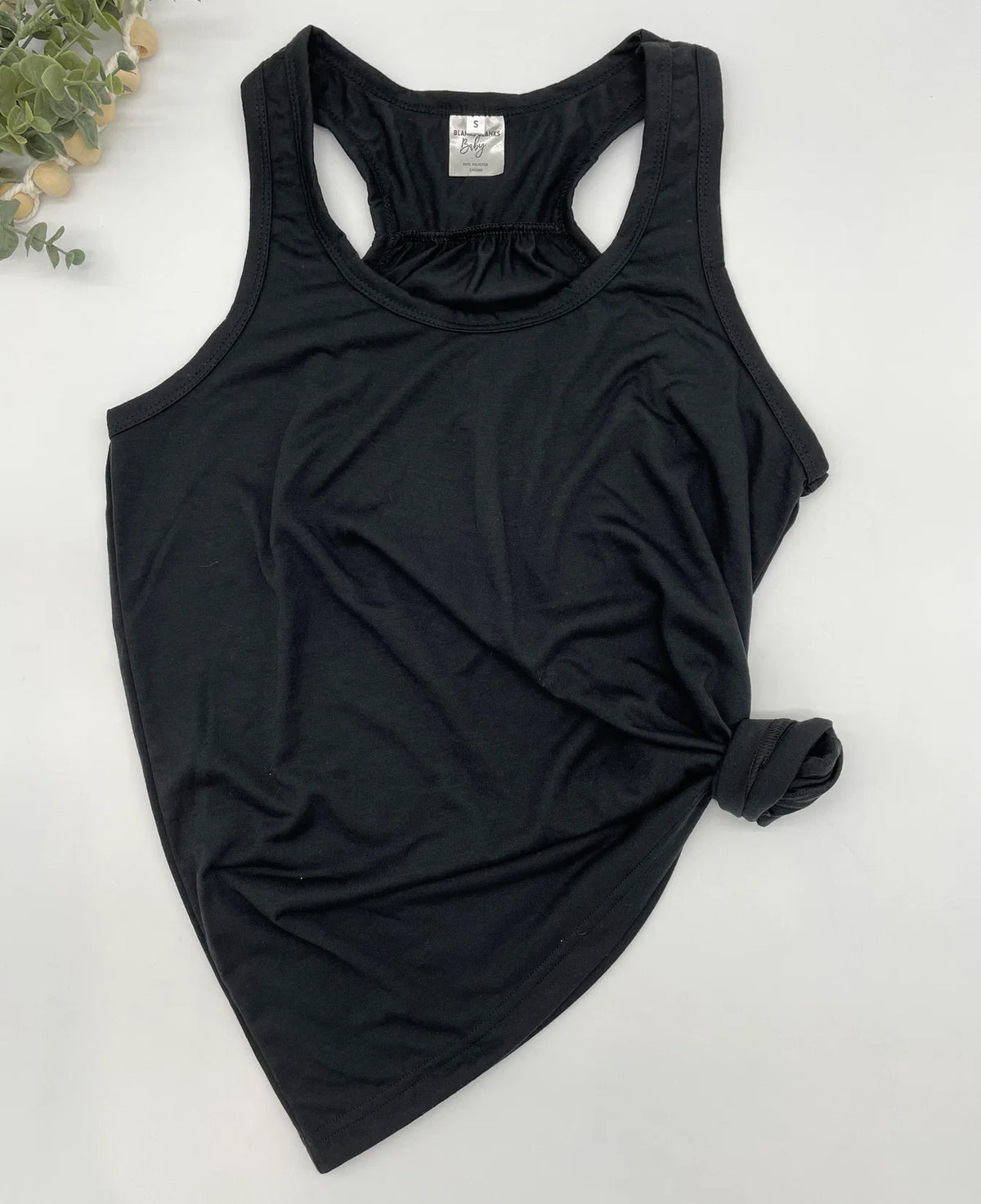 Ladies Scrunch-Back Polyester Tank