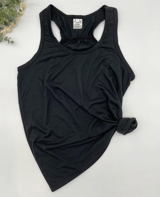 Ladies Scrunch-Back Polyester Tank
