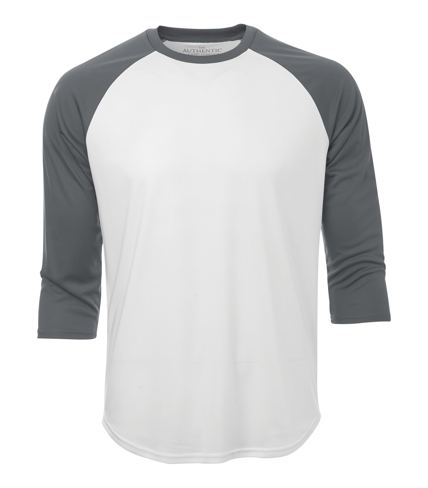 ATC BASEBALL JERSEY (S3526) - Whitecoalgrey