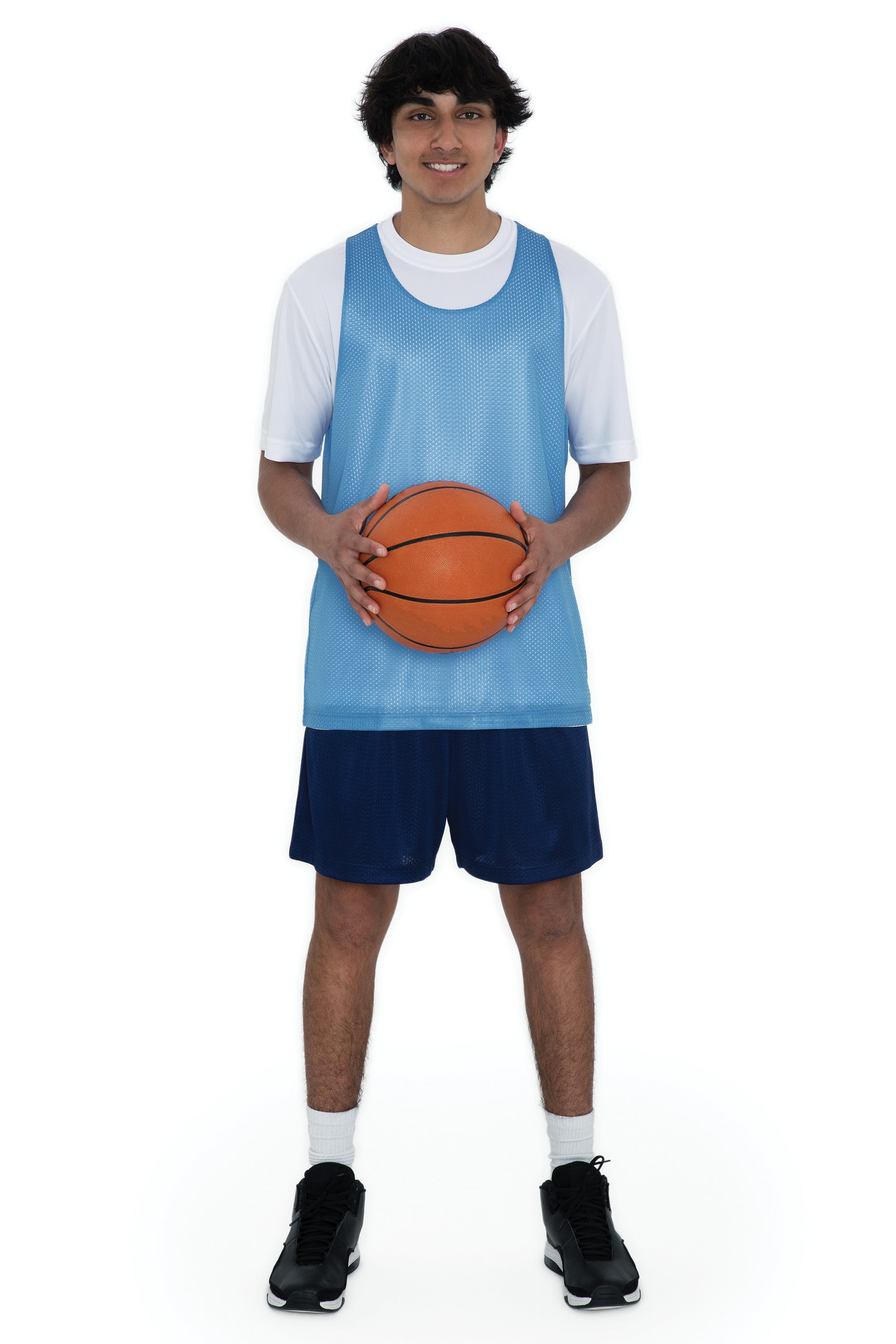 ATC REVERSIBLE MESH TANK TOP (S3535) - Carolina Blue White S3536 True Navy Crop Studio Basketball 2