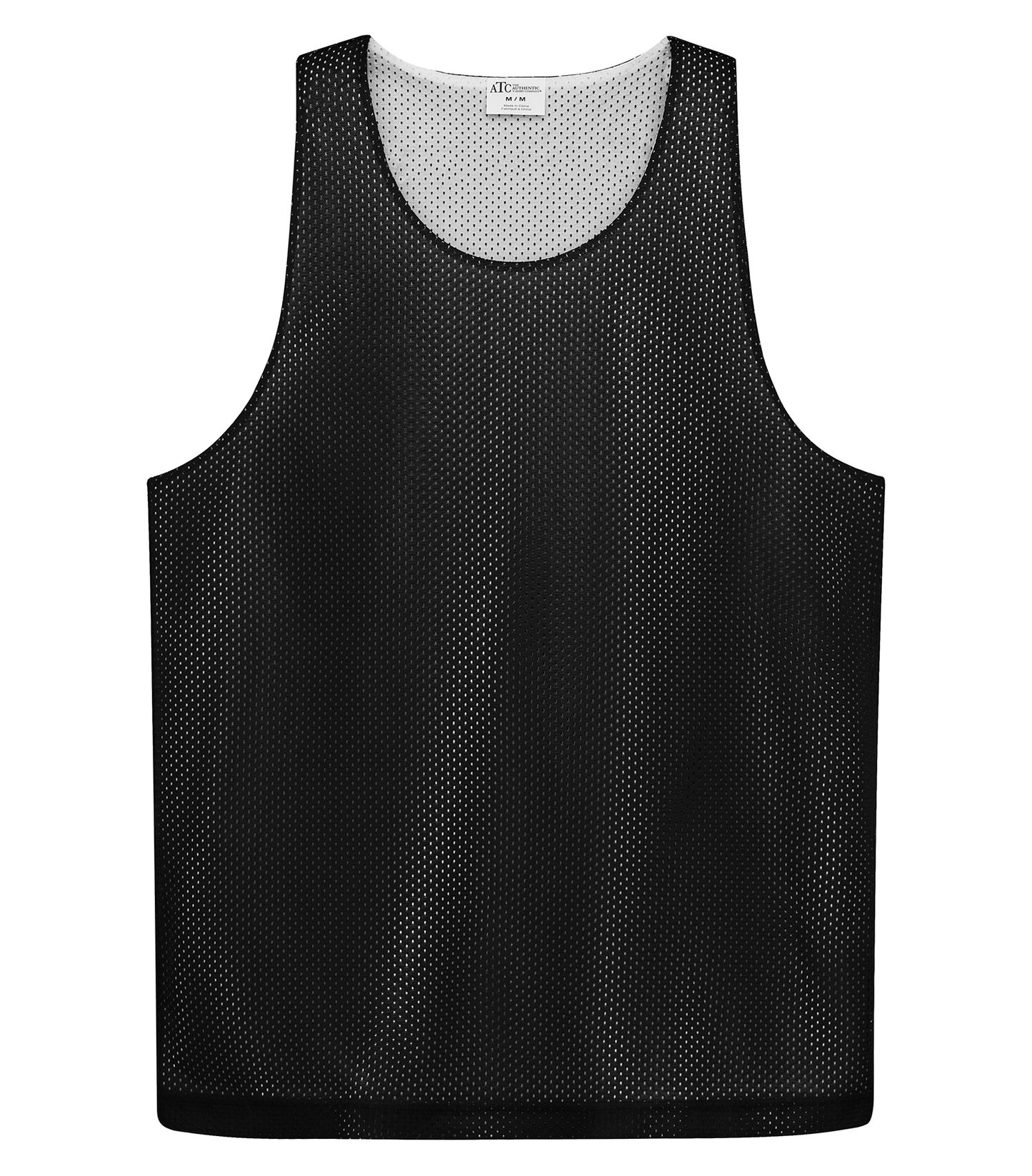 ATC REVERSIBLE MESH TANK TOP (S3535) - Black White
