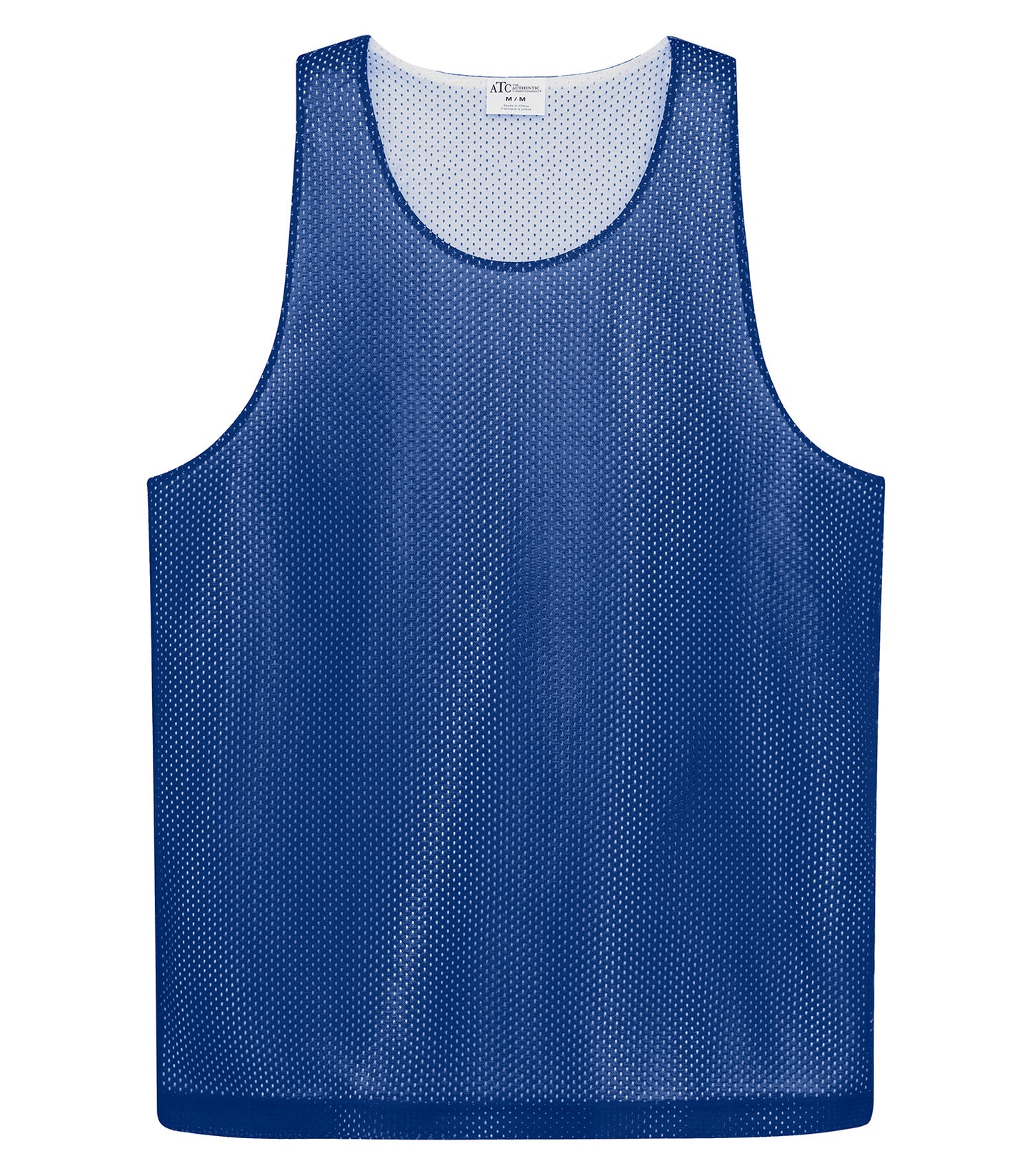 ATC REVERSIBLE MESH TANK TOP (S3535) - True Royal White