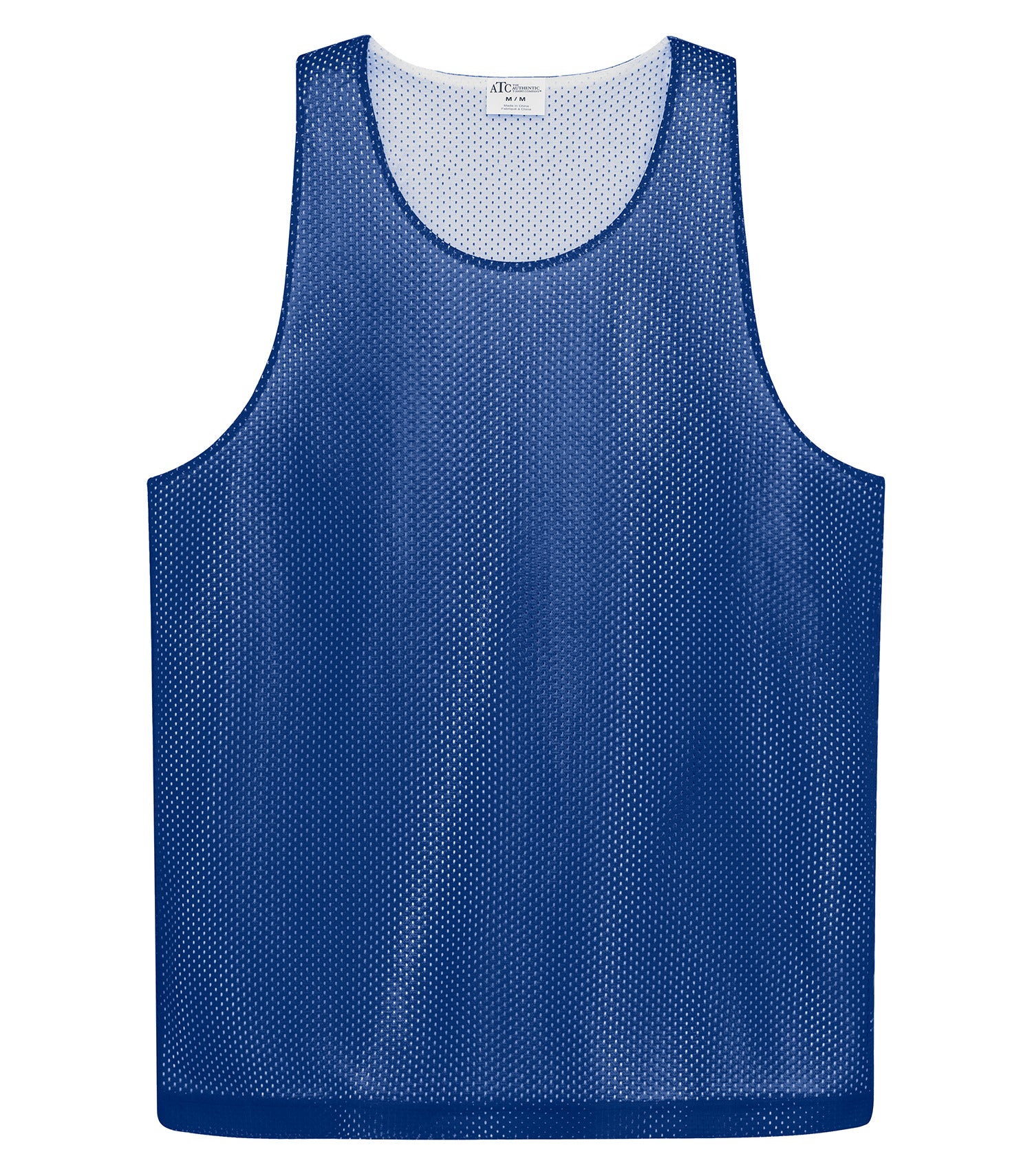 ATC REVERSIBLE MESH TANK TOP (S3535) - True Royal White
