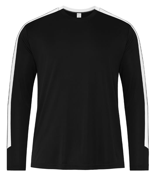 ATC™ PRO CLUB LONG SLEEVE TEE - Black/White