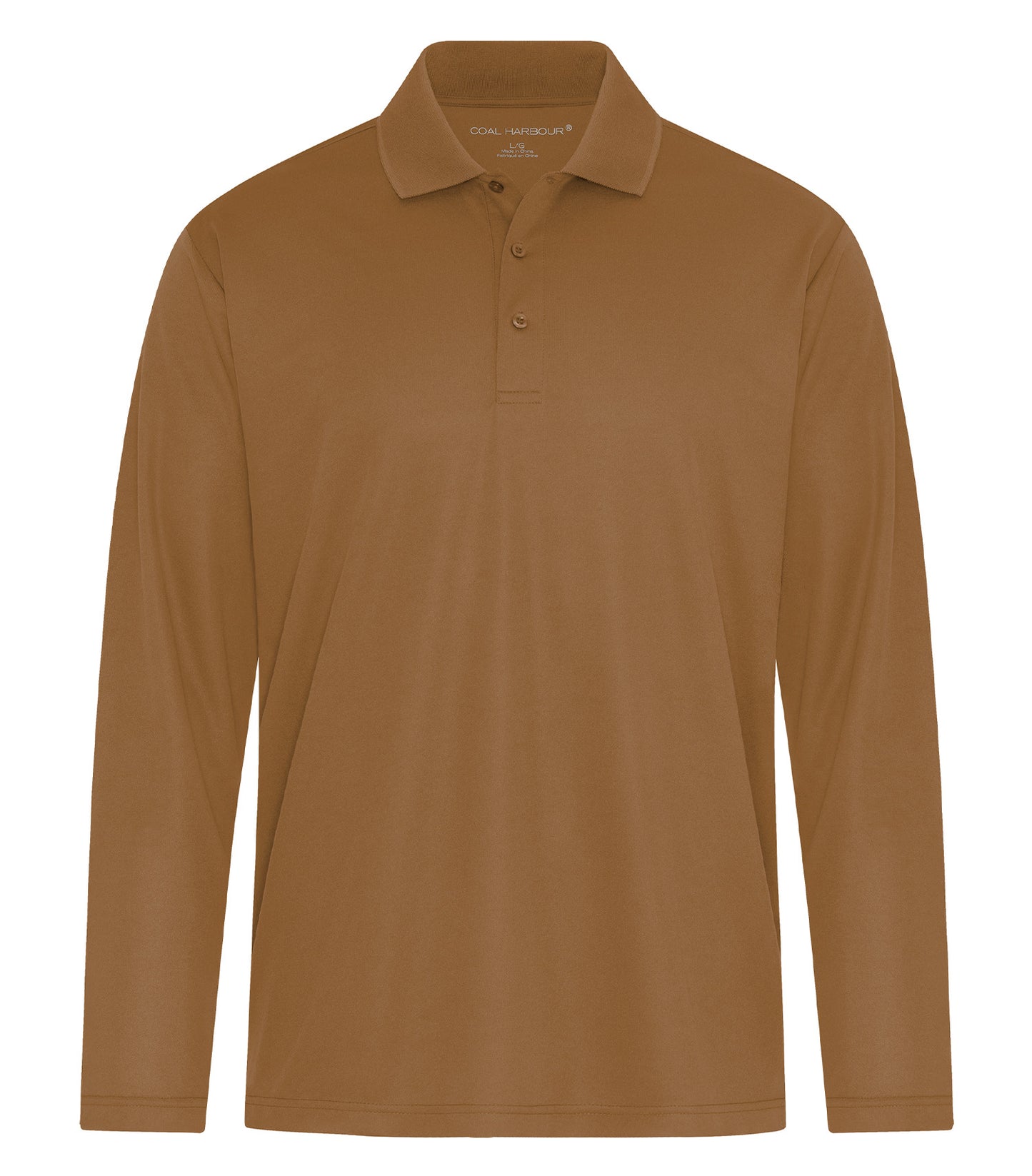 Coal Harbour EVERYDAY SNAG RESISTANT LONG SLEEVE POLO (S365LS) - Duck Brown