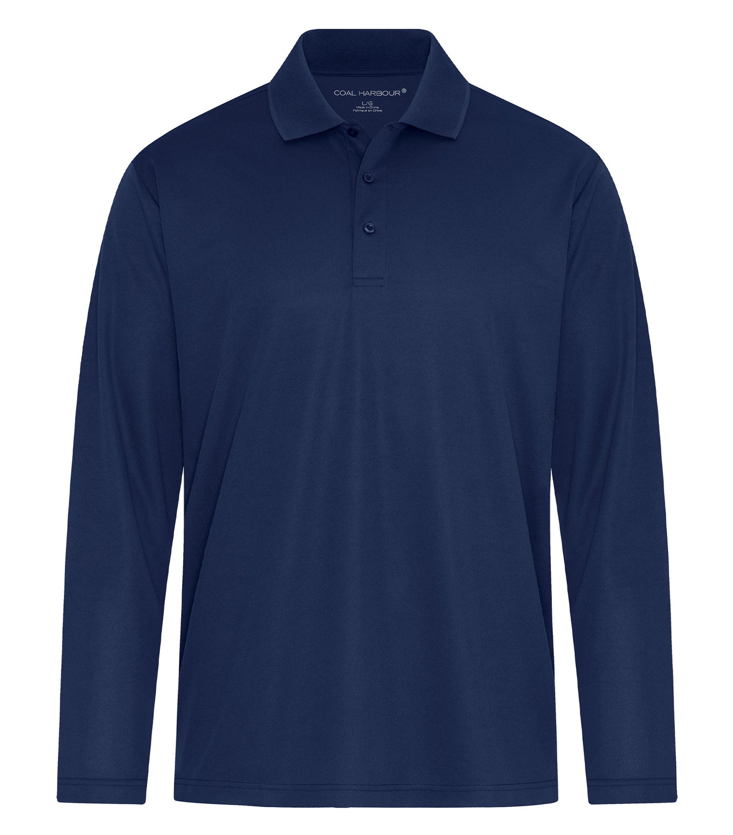 Coal Harbour EVERYDAY SNAG RESISTANT LONG SLEEVE POLO (S365LS) - True Navy