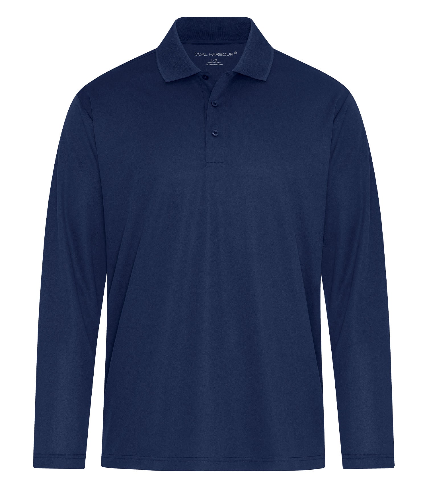 Coal Harbour EVERYDAY SNAG RESISTANT LONG SLEEVE POLO (S365LS) - True Navy