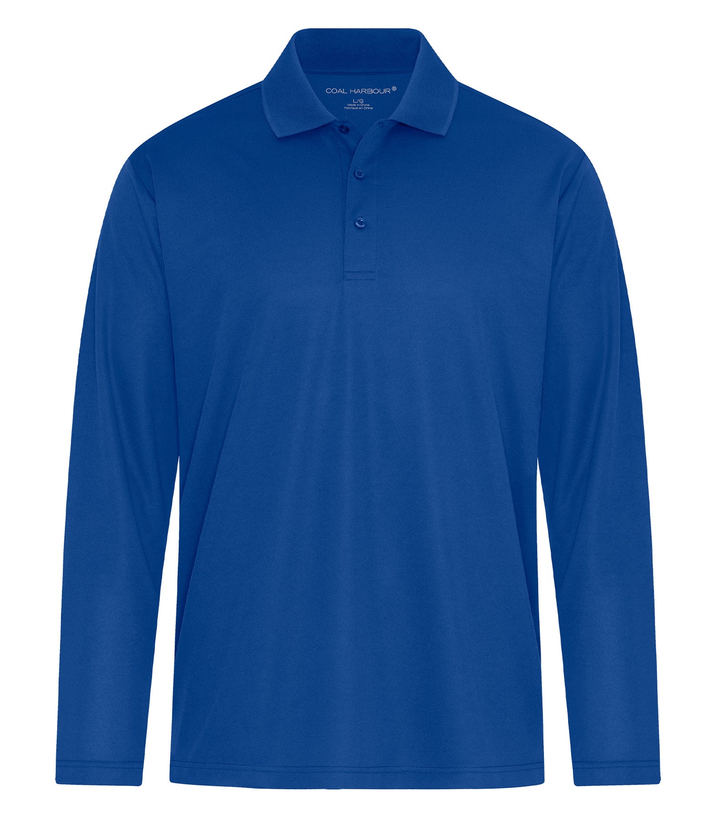 Coal Harbour EVERYDAY SNAG RESISTANT LONG SLEEVE POLO (S365LS) - True Royal