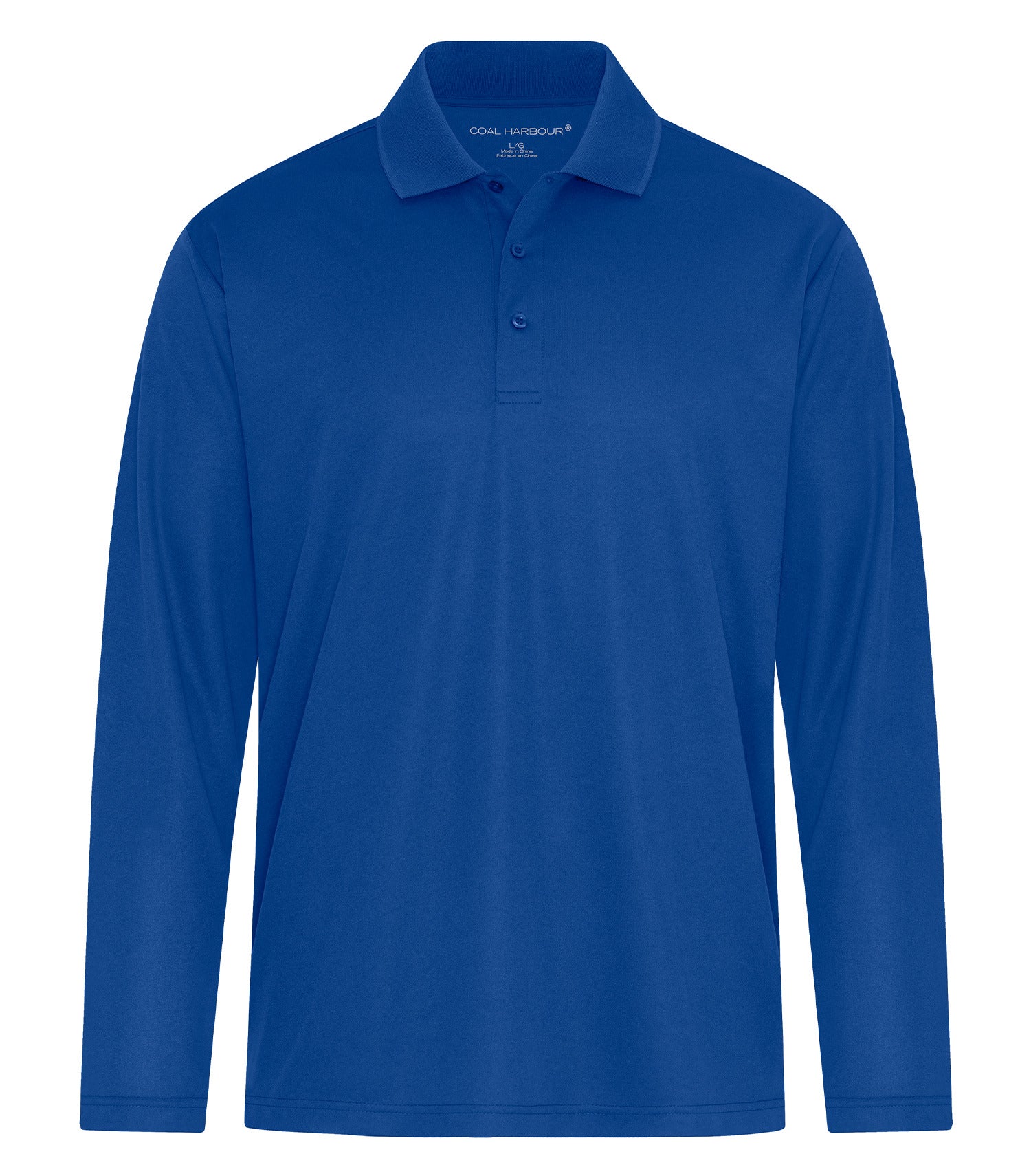 Coal Harbour EVERYDAY SNAG RESISTANT LONG SLEEVE POLO (S365LS) - True Royal
