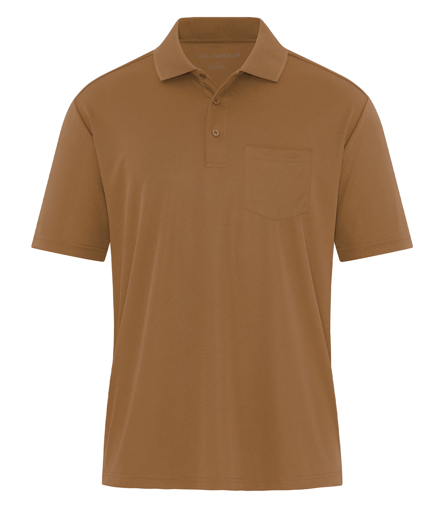 Coal Harbour EVERYDAY SNAG RESISTANT POCKET POLO (S365P) - Duck Brown