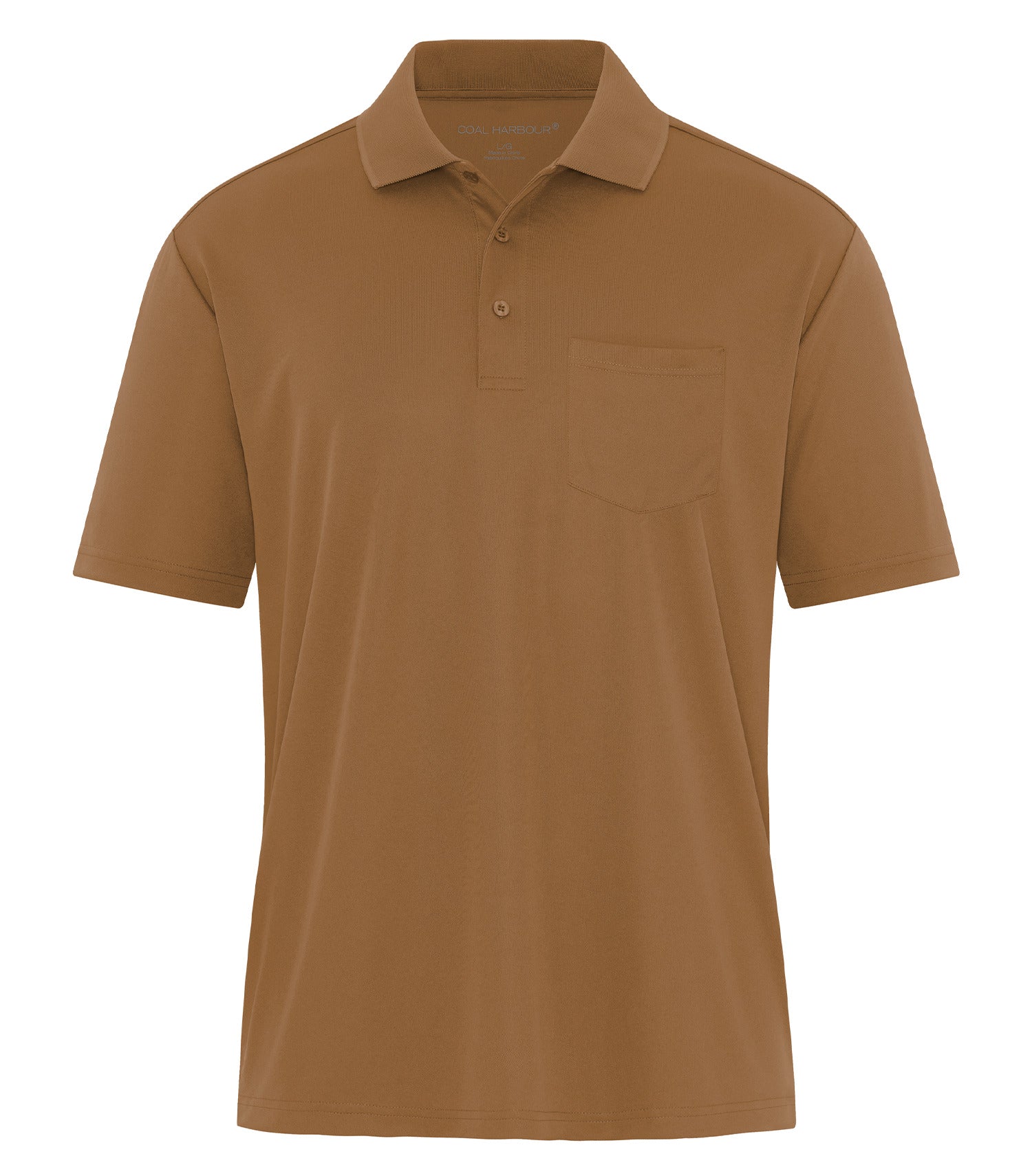 Coal Harbour EVERYDAY SNAG RESISTANT POCKET POLO (S365P) - Duck Brown