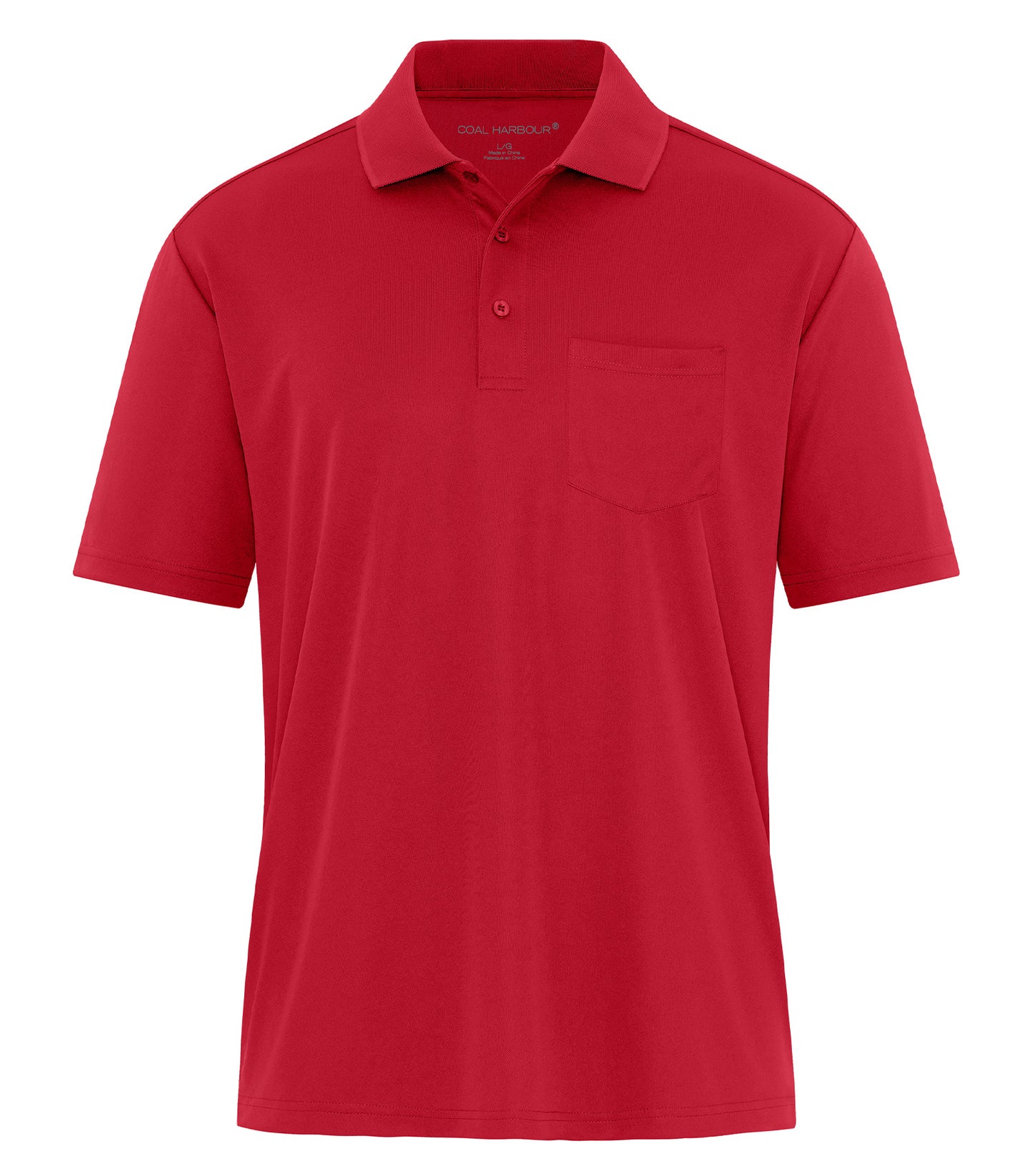 Coal Harbour EVERYDAY SNAG RESISTANT POCKET POLO (S365P) - Red