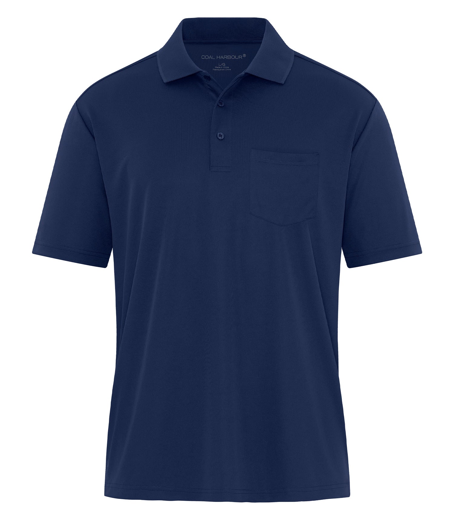 Coal Harbour EVERYDAY SNAG RESISTANT POCKET POLO (S365P) - True Navy