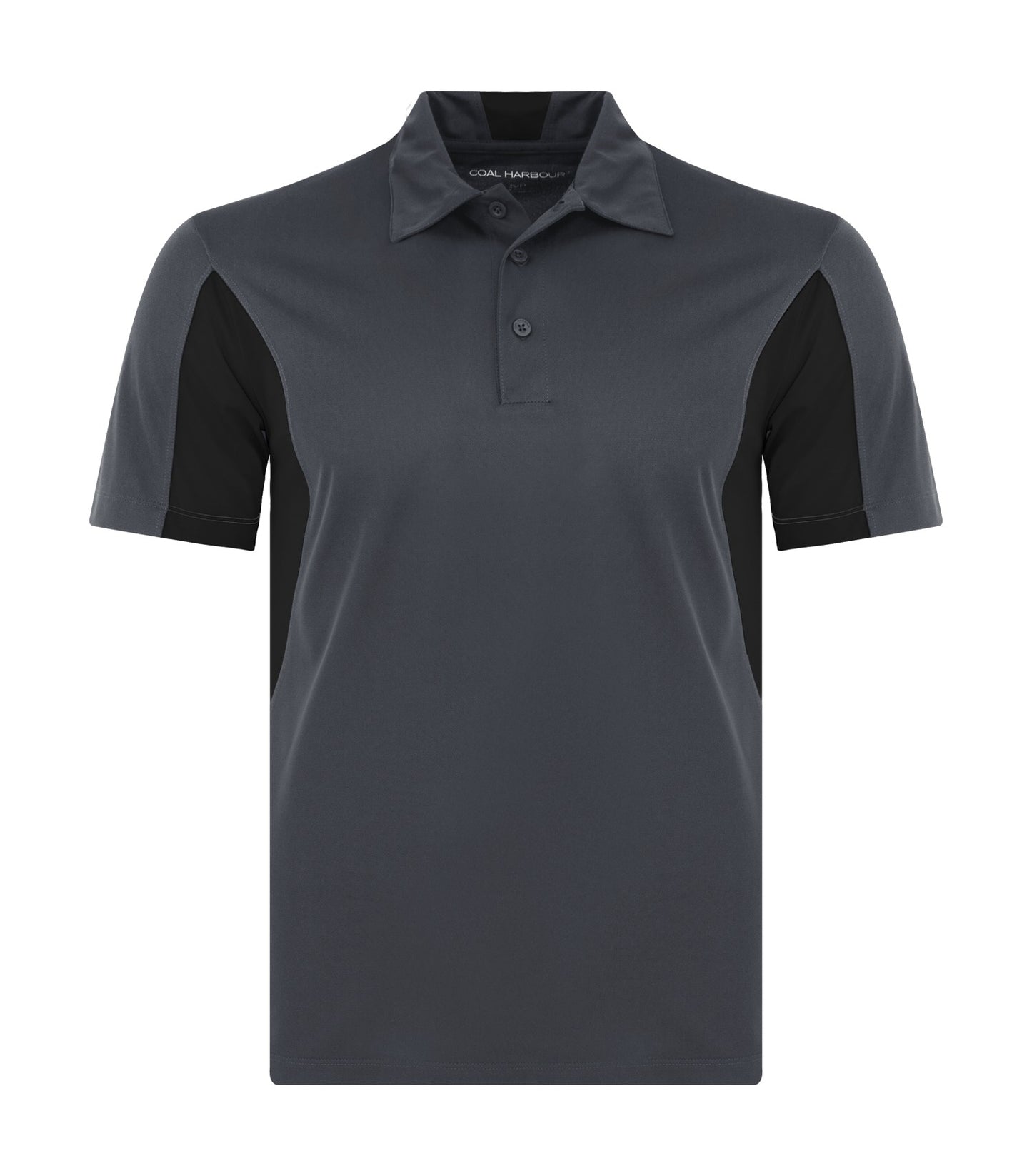 Coal Harbour SNAG RESISTANT COLOUR BLOCK POLO (S4001) - Irongreyblack