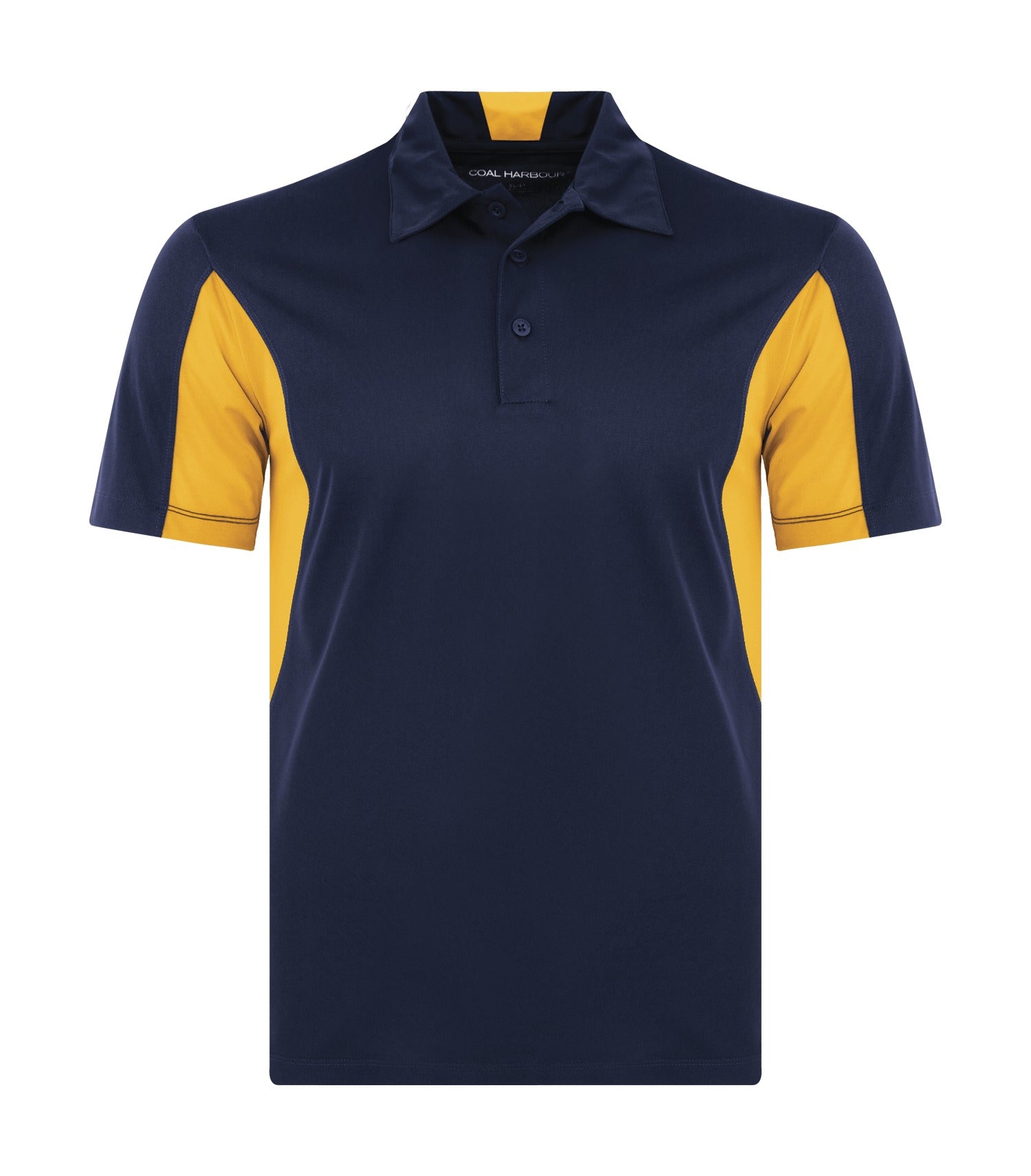 Coal Harbour SNAG RESISTANT COLOUR BLOCK POLO (S4001) - Truenavygold