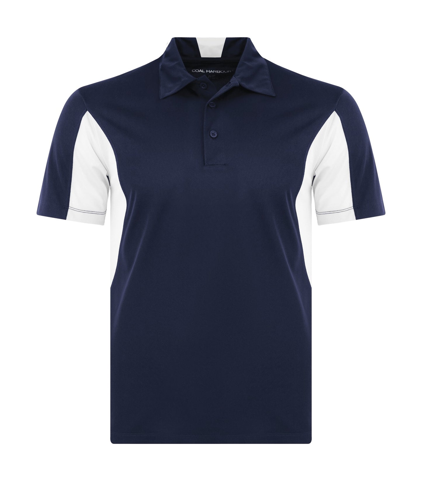 Coal Harbour SNAG RESISTANT COLOUR BLOCK POLO (S4001) - Truenavywhite
