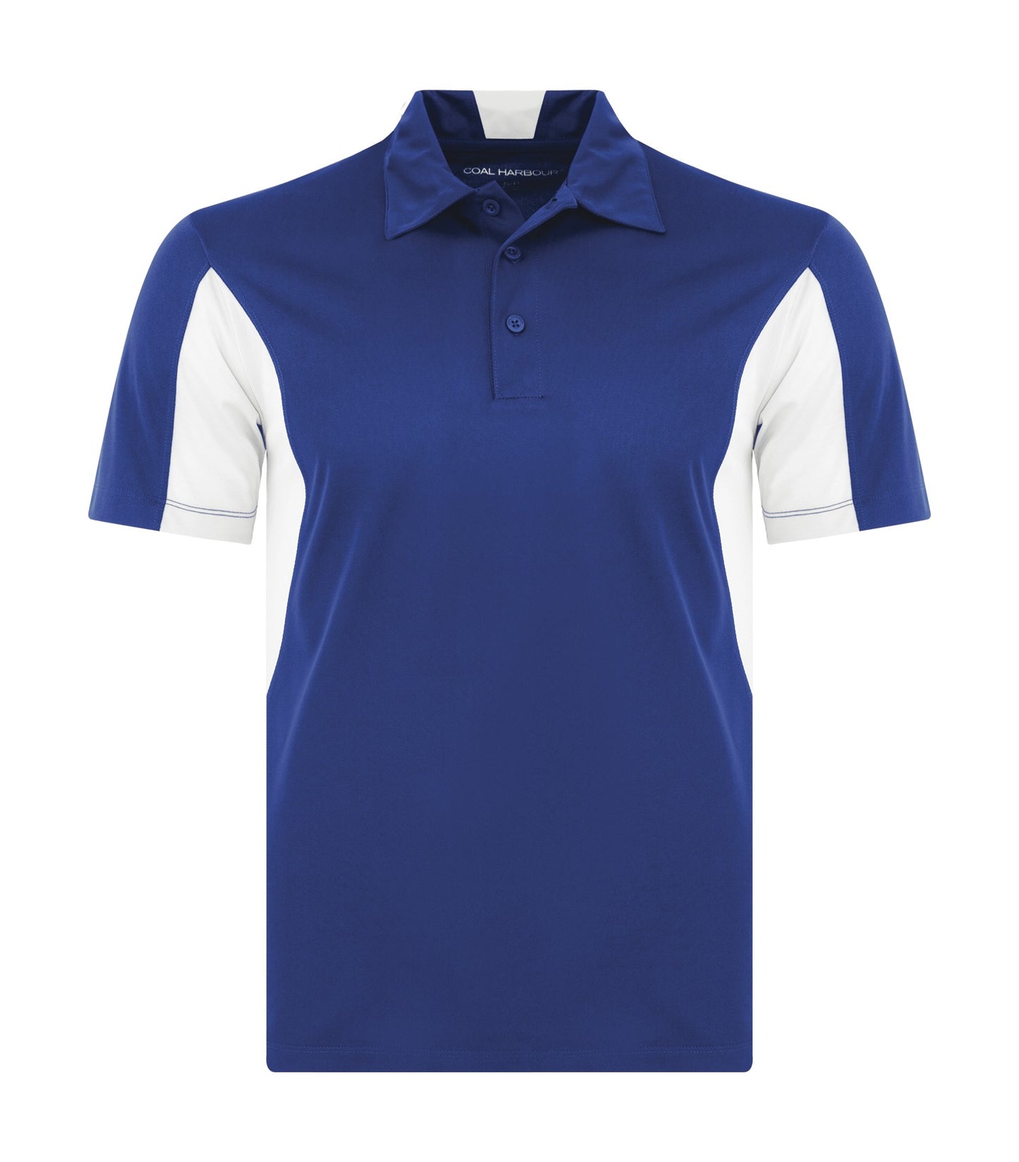 Coal Harbour SNAG RESISTANT COLOUR BLOCK POLO (S4001) - Trueroyalwhite