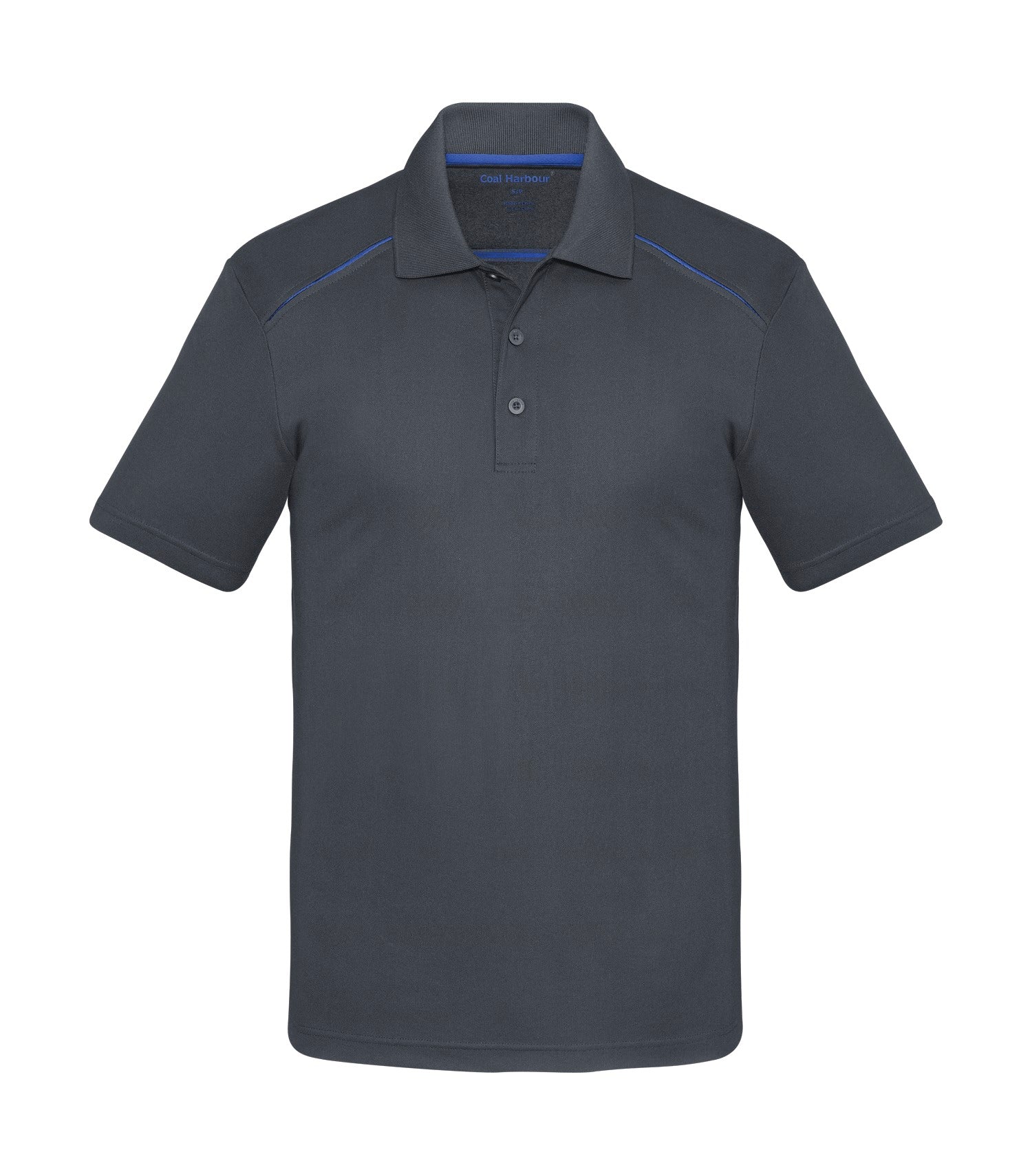 Coal Harbour SNAG RESISTANT CONTRAST INSET POLO (S4002) - Irongreyroyal