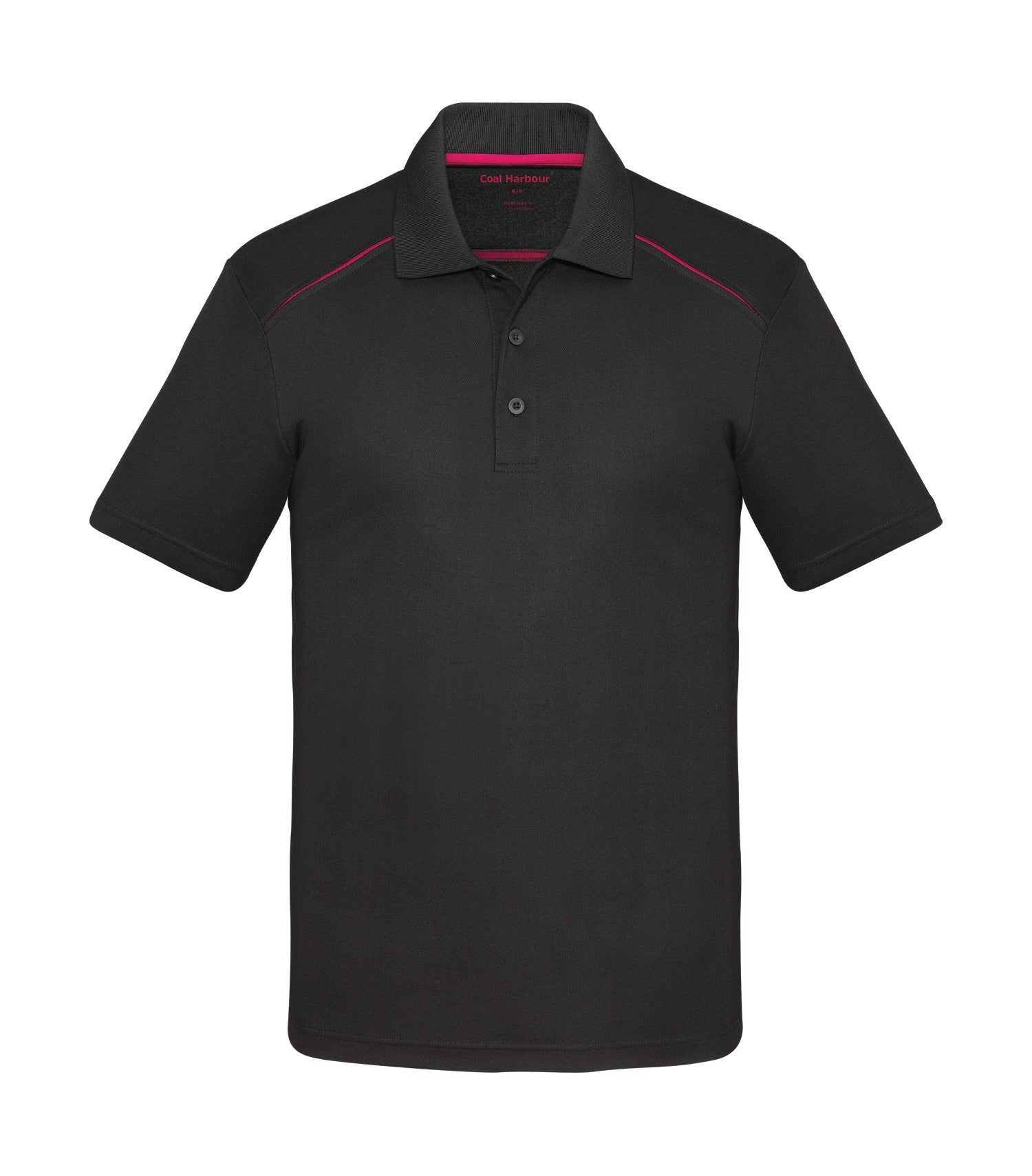 Coal Harbour SNAG RESISTANT CONTRAST INSET POLO (S4002) - Raspberry