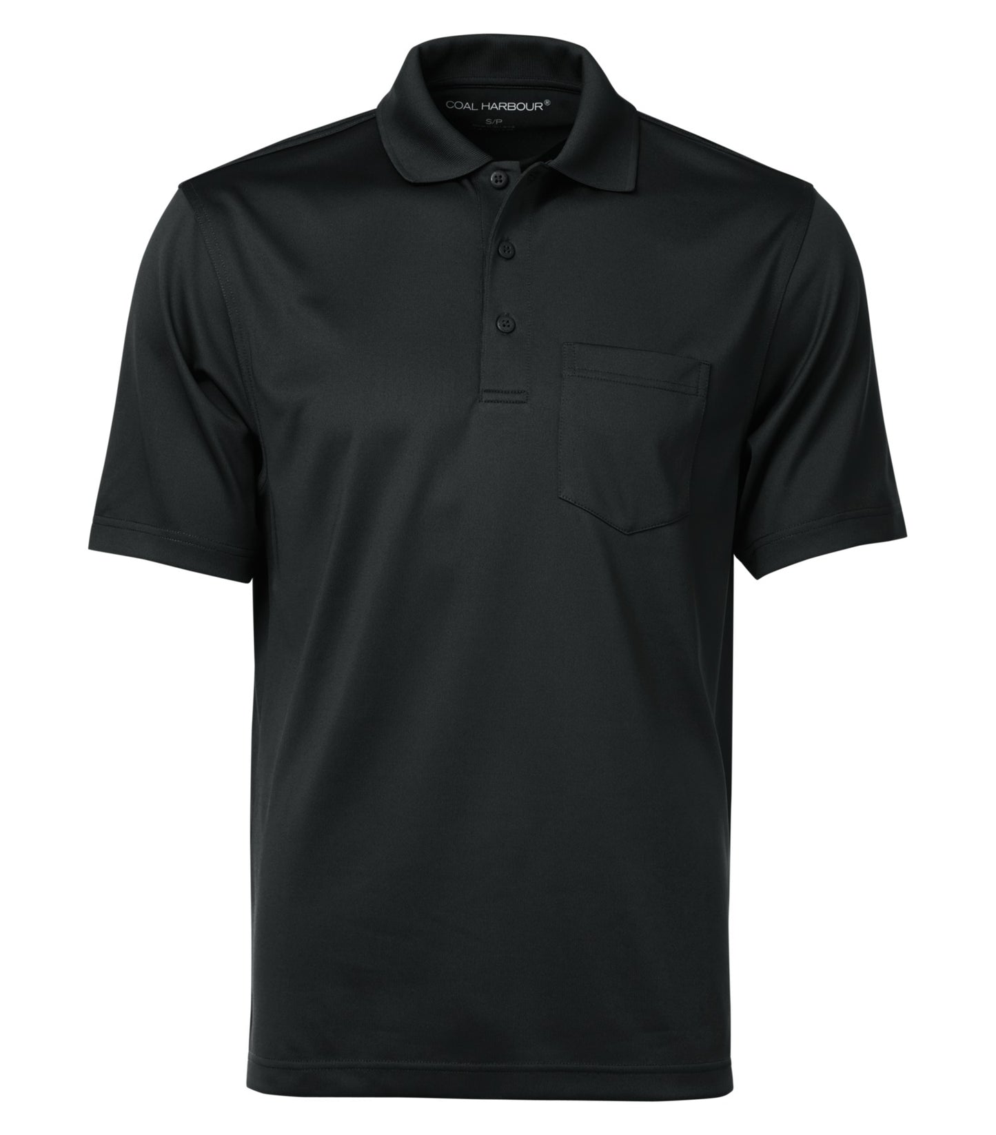 Coal Harbour SNAG PROOF POWER POCKET POLO (S4005P) - Black