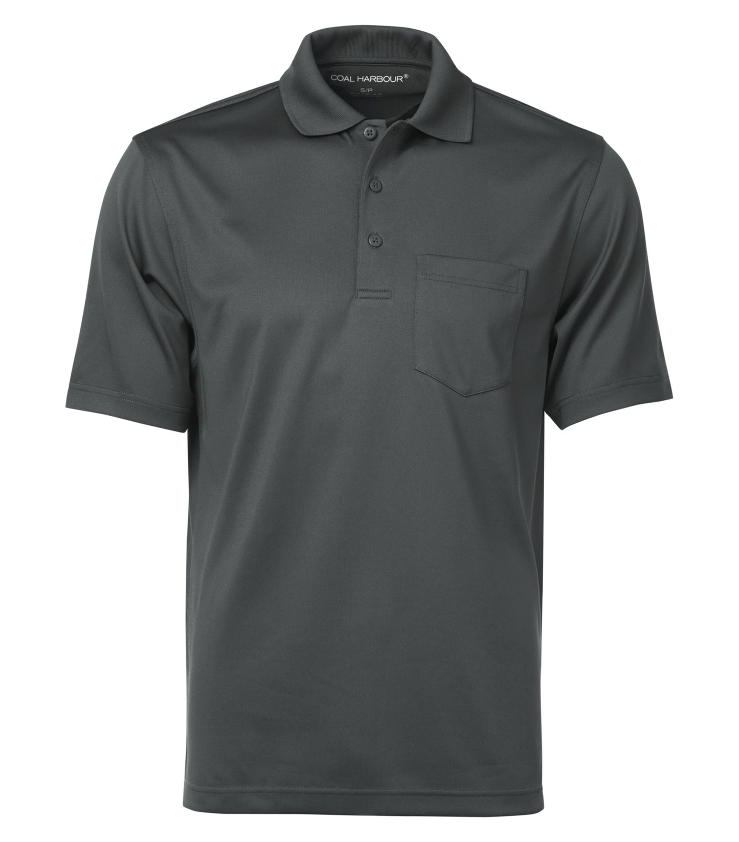 Coal Harbour SNAG PROOF POWER POCKET POLO (S4005P) - Charcoal