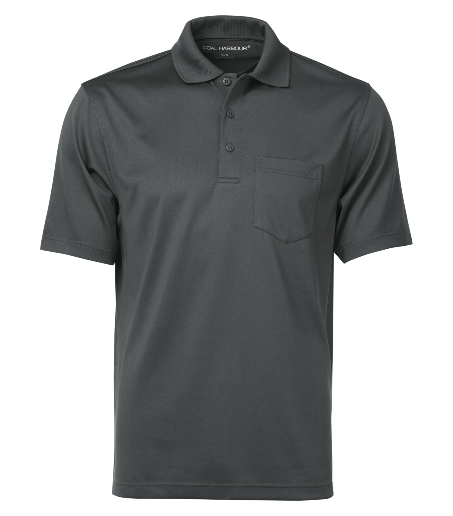 Coal Harbour SNAG PROOF POWER POCKET POLO (S4005P) - Charcoal