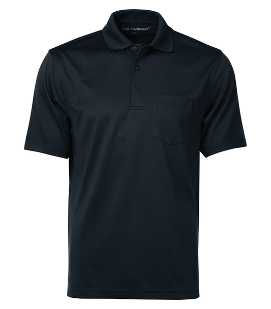 COAL HARBOUR® SNAG PROOF POWER POCKET POLO - Dark Navy