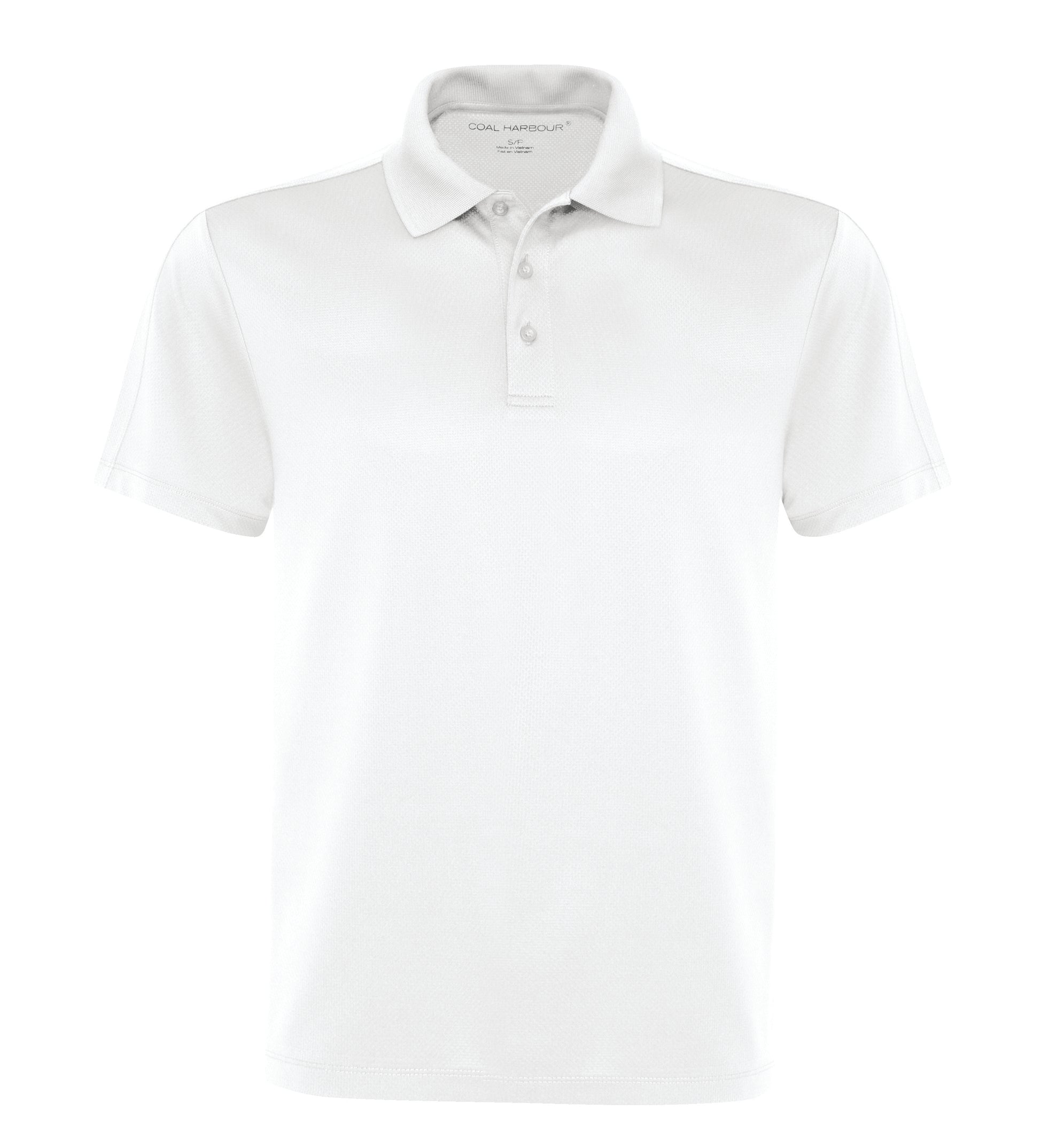 Coal Harbour CITY TECH SNAG RESISTANT POLO (S4015) - White