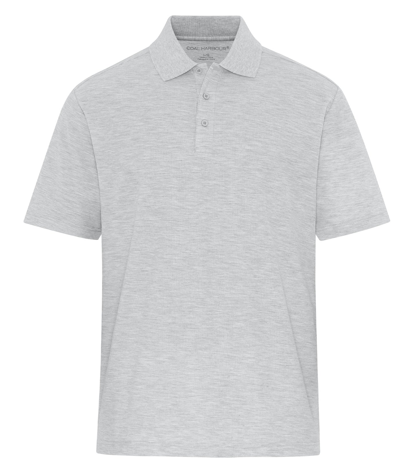 Coal Harbour EVERYDAY BLEND POLO (S4046) - Athletic Grey