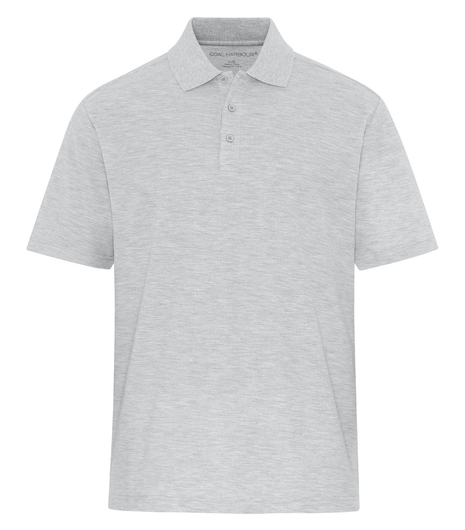 Coal Harbour EVERYDAY BLEND POLO (S4046) - Athletic Grey