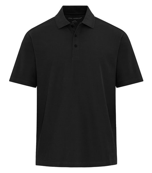 COAL HARBOUR® EVERYDAY CVC POLO - Black
