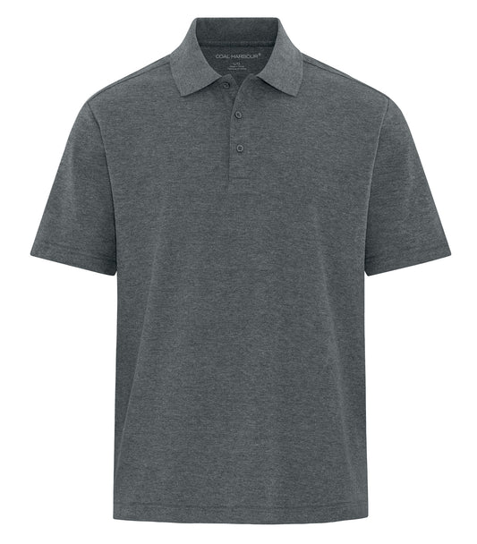 COAL HARBOUR® EVERYDAY CVC POLO - Dark Heather Grey