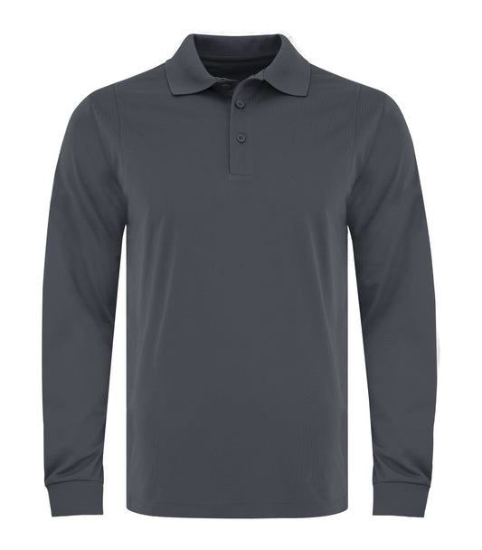 COAL HARBOUR® SNAG RESISTANT LONG SLEEVE POLO - Iron Grey