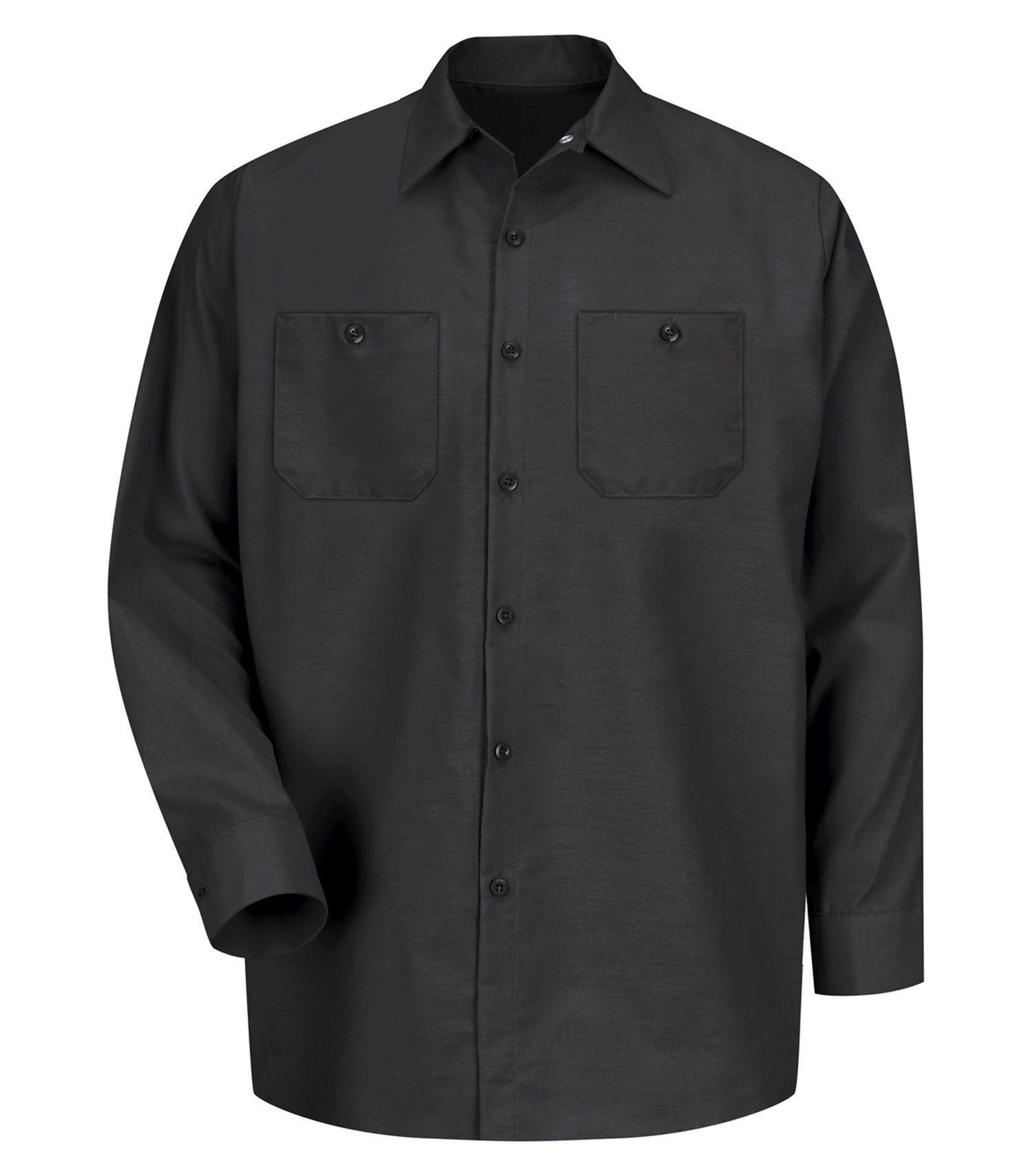 Red Kap INDUSTRIAL LONG SLEEVE WORK SHIRT (SP14) - Black