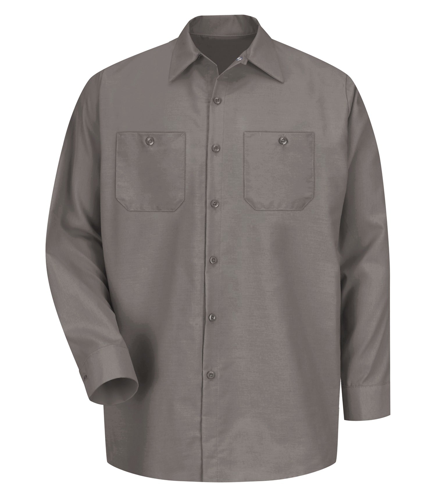 Red Kap INDUSTRIAL LONG SLEEVE WORK SHIRT (SP14) - Grey
